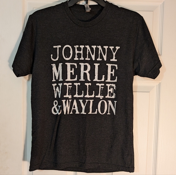 Next Level Black Short Sleeve Country Western T-shirt Size S - Picture 1 of 5